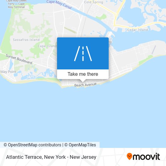 Mapa de Atlantic Terrace