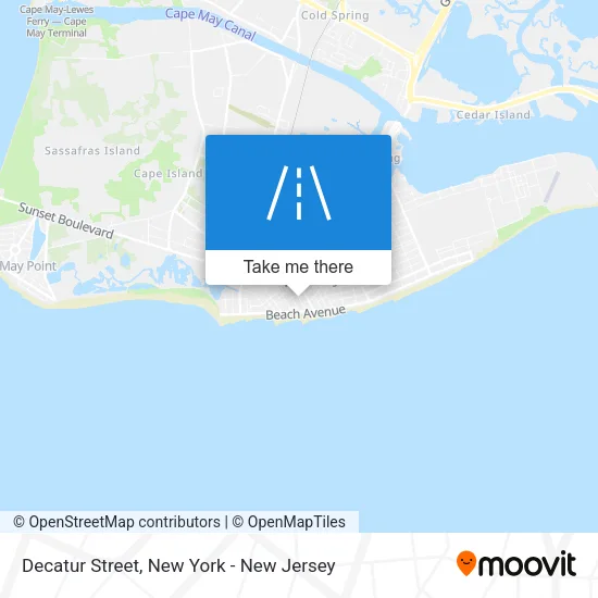 Mapa de Decatur Street