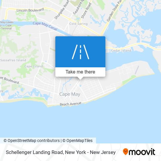 Mapa de Schellenger Landing Road