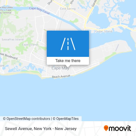 Mapa de Sewell Avenue