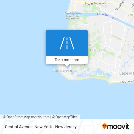 Mapa de Central Avenue
