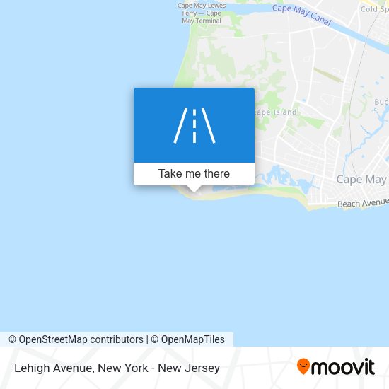 Mapa de Lehigh Avenue