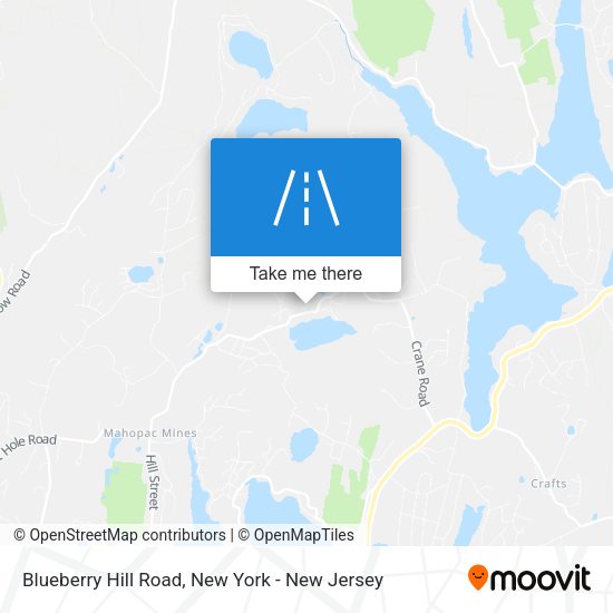 Mapa de Blueberry Hill Road