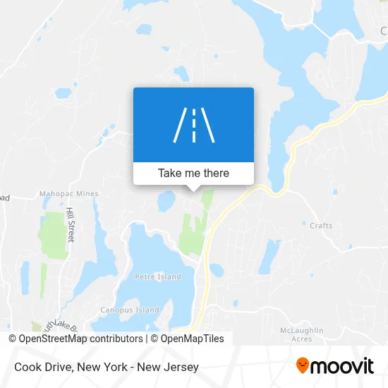 Cook Drive map