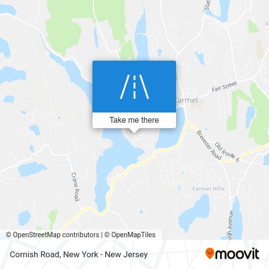 Mapa de Cornish Road