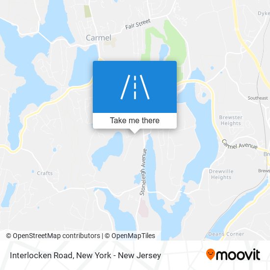 Mapa de Interlocken Road