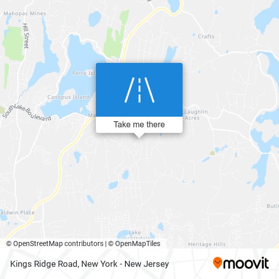 Mapa de Kings Ridge Road