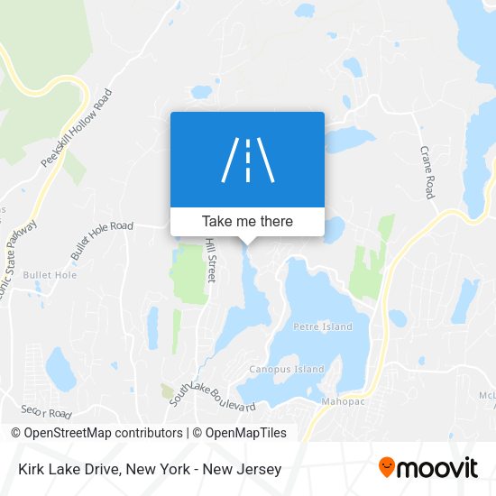 Kirk Lake Drive map