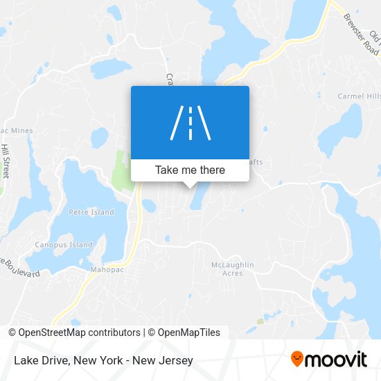 Lake Drive map