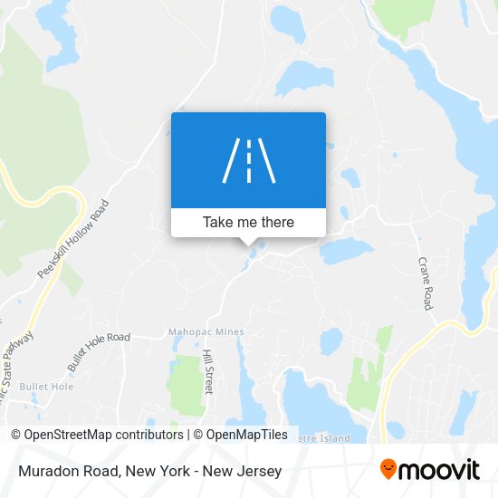 Mapa de Muradon Road
