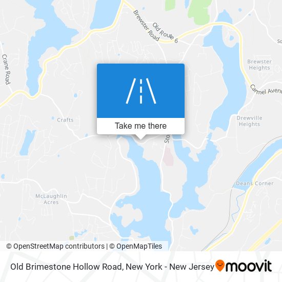 Mapa de Old Brimestone Hollow Road