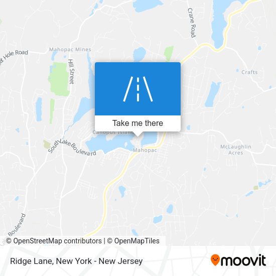 Ridge Lane map