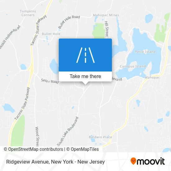 Ridgeview Avenue map