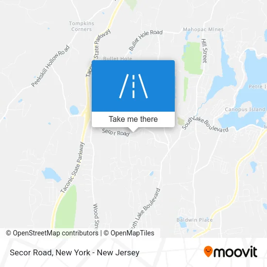 Mapa de Secor Road