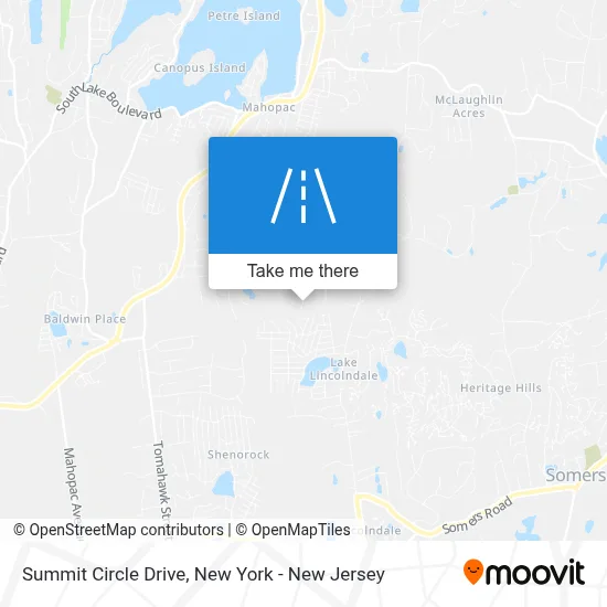 Summit Circle Drive map