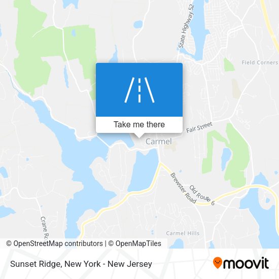 Mapa de Sunset Ridge