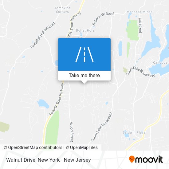 Walnut Drive map