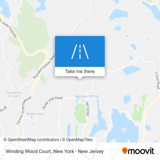 Mapa de Winding Wood Court