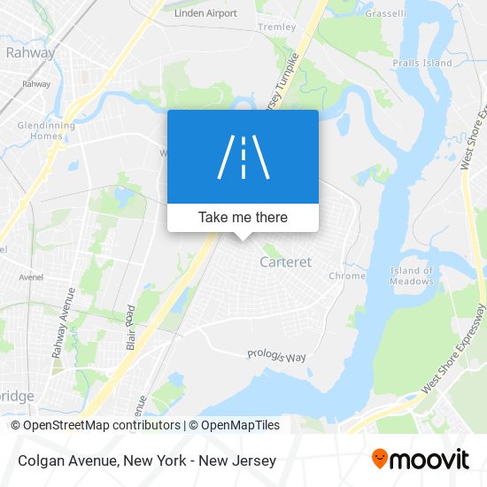 Mapa de Colgan Avenue