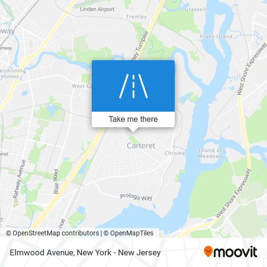 Mapa de Elmwood Avenue