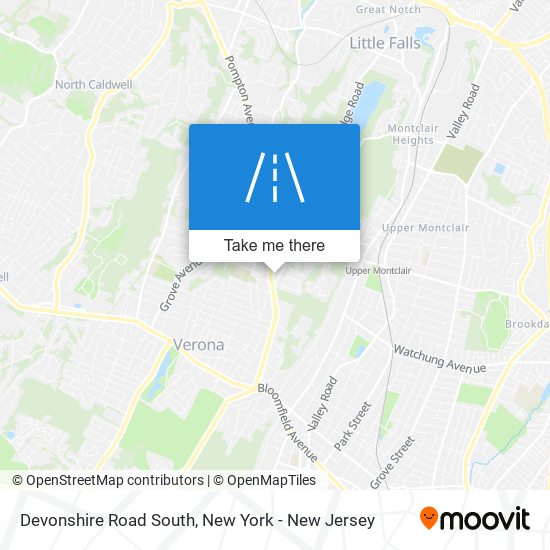 Mapa de Devonshire Road South