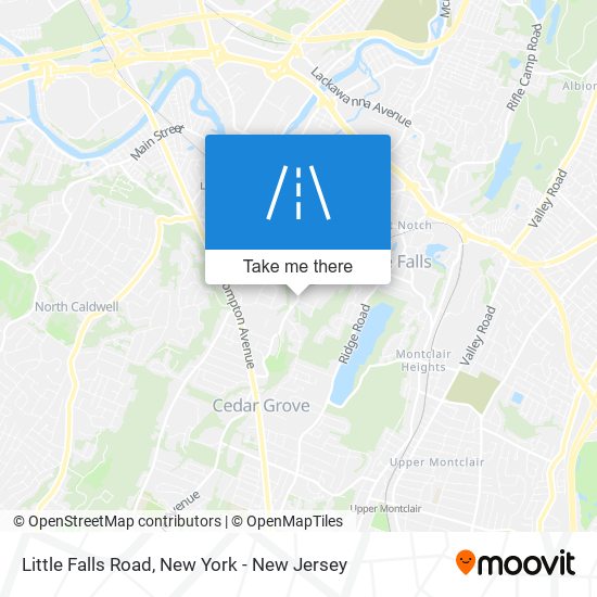 Mapa de Little Falls Road