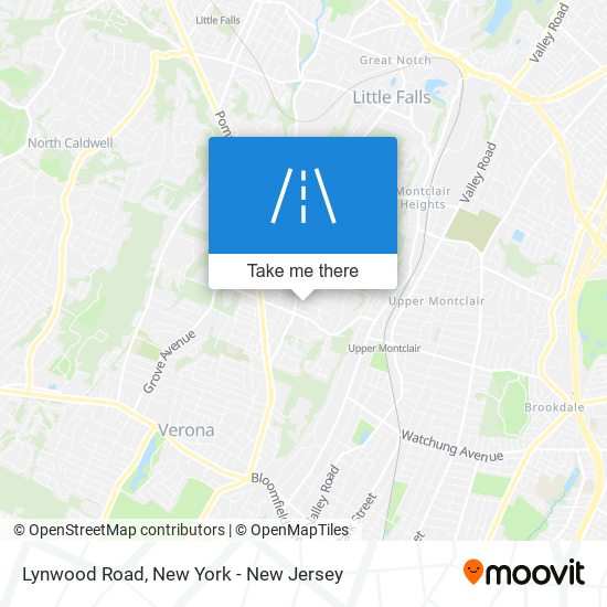 Lynwood Road map