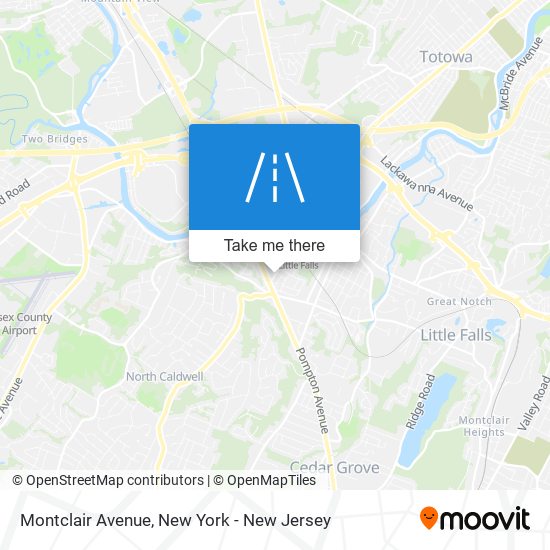 Mapa de Montclair Avenue