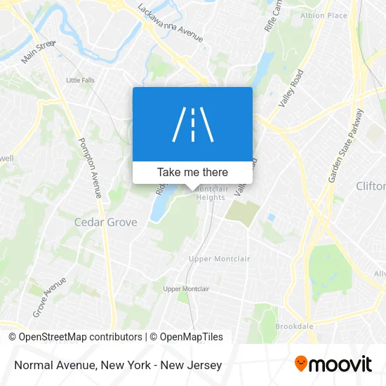 Normal Avenue map