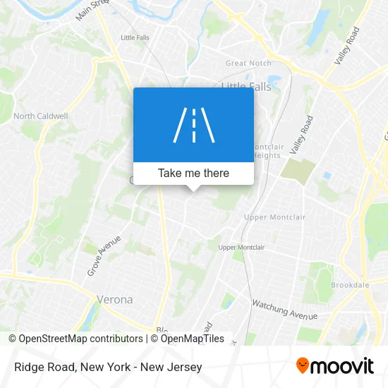 Ridge Road map