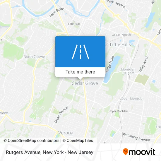 Rutgers Avenue map