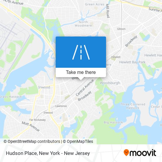 Hudson Place map