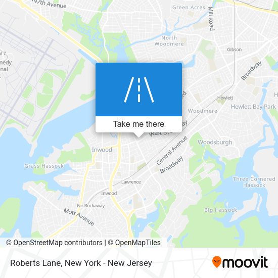 Roberts Lane map