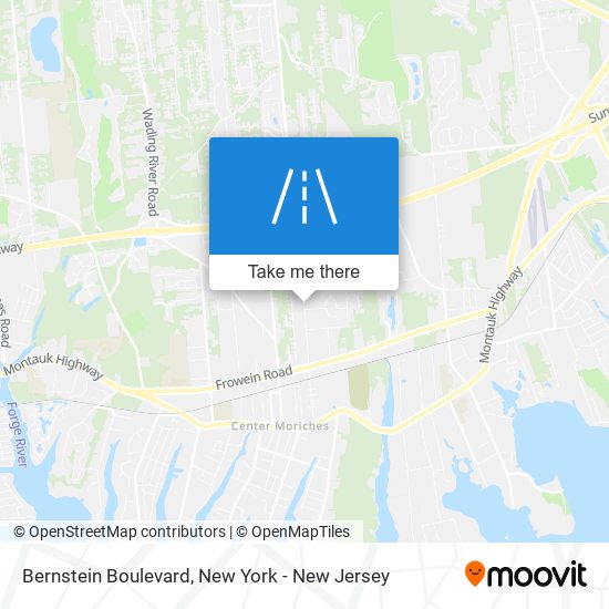 Bernstein Boulevard map