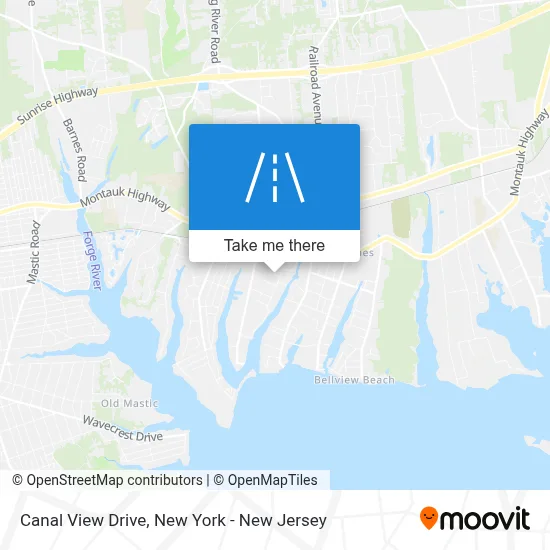 Canal View Drive map