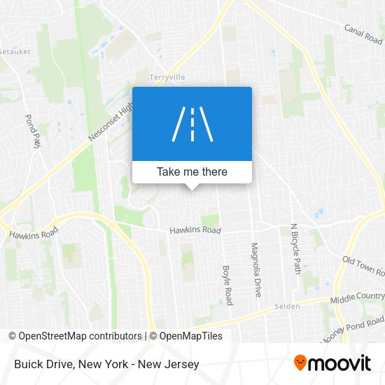 Buick Drive map