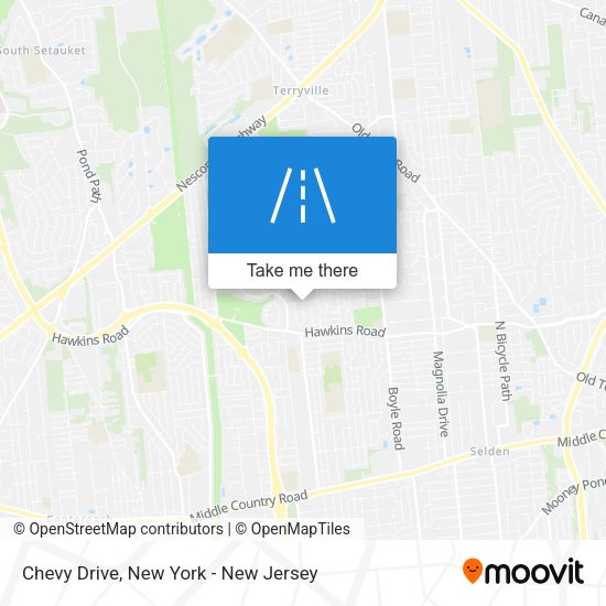 Chevy Drive map