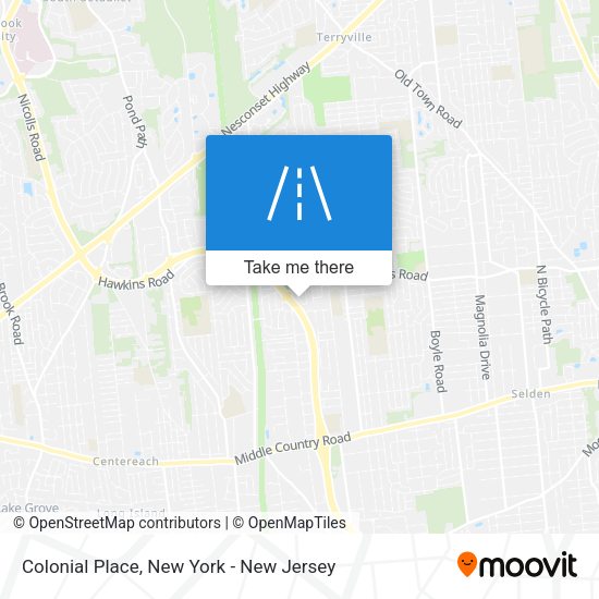 Mapa de Colonial Place