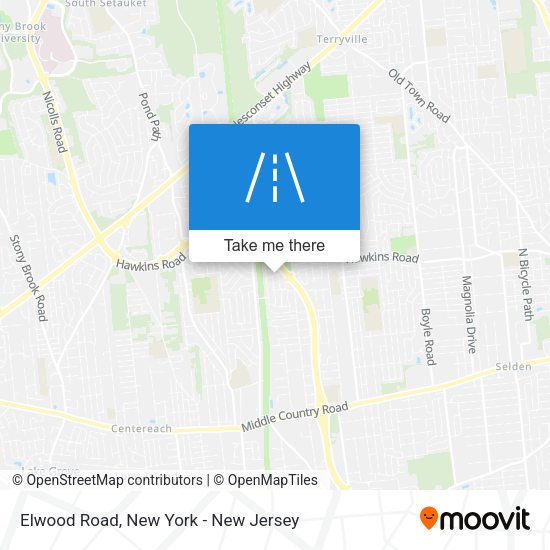 Elwood Road map