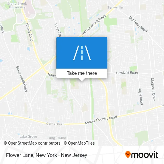 Flower Lane map
