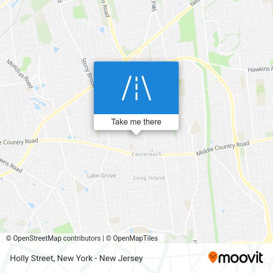 Mapa de Holly Street