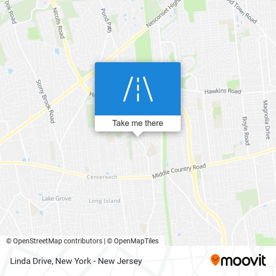 Linda Drive map