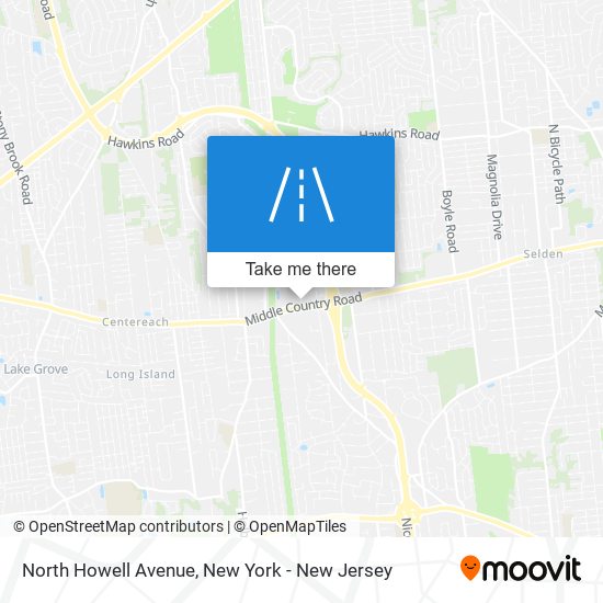 Mapa de North Howell Avenue