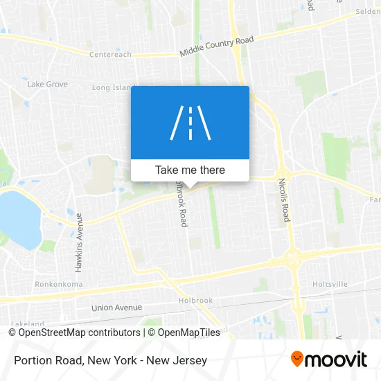 Mapa de Portion Road
