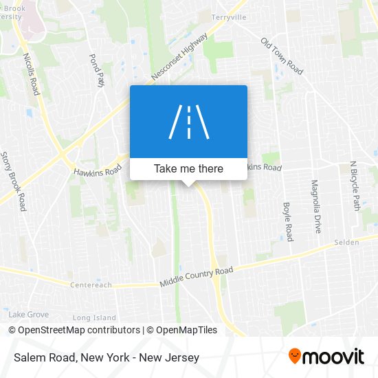 Salem Road map