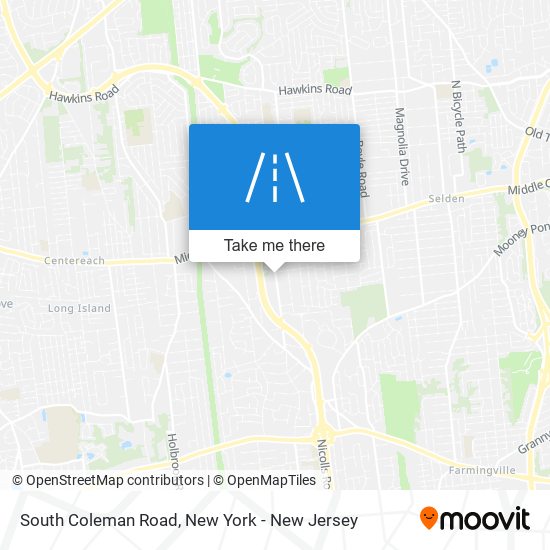 South Coleman Road map