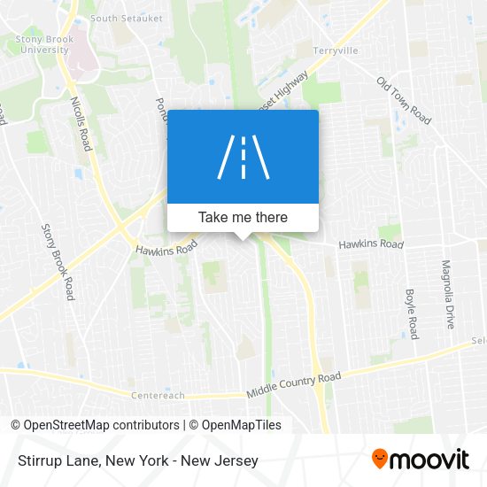 Stirrup Lane map