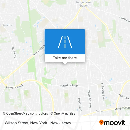 Wilson Street map