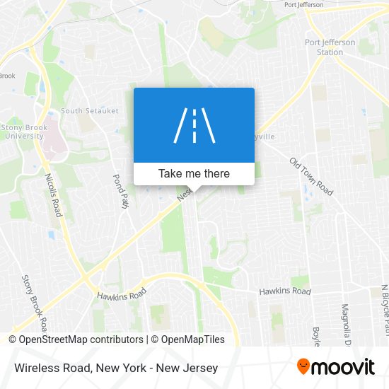 Mapa de Wireless Road