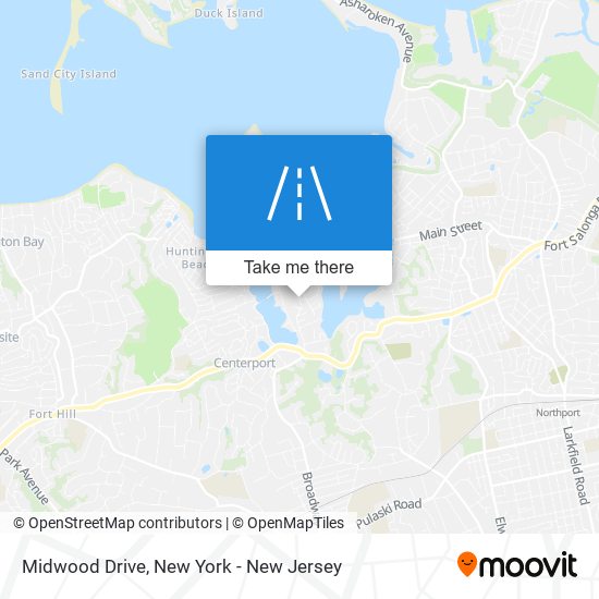 Midwood Drive map